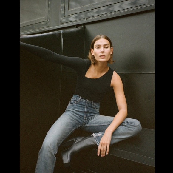 ZARA ASYMMETRICAL BODYSUIT - Picture 3 of 7